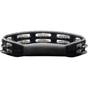 Meinl Percussion HTMT1BK Headliner® Series Molded ABS Dual-Row Tambourine - Black