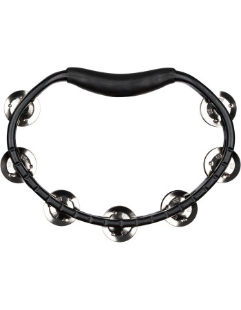 Meinl Percussion HTMT1BK Headliner® Series Molded ABS Dual-Row Tambourine - Black