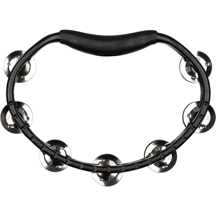Meinl Percussion HTMT1BK Headliner® Series Molded ABS Dual-Row Tambourine - Black