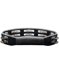 Meinl Percussion HTMT1BK Headliner® Series Molded ABS Dual-Row Tambourine - Black