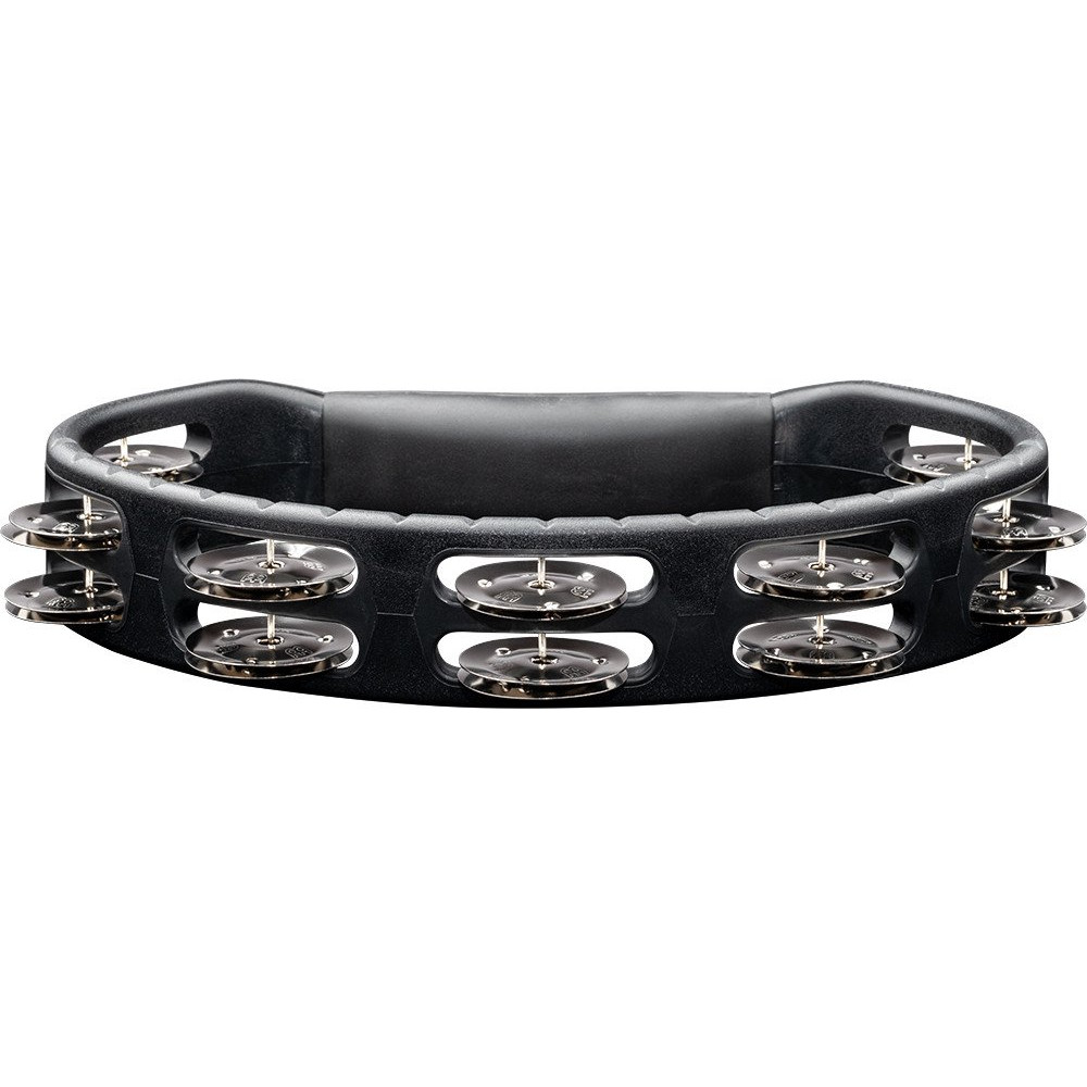 Meinl Percussion HTMT1BK Headliner® Series Molded ABS Dual-Row Tambourine - Black