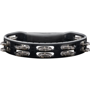 Meinl Percussion HTMT1BK Headliner® Series Molded ABS Dual-Row Tambourine - Black