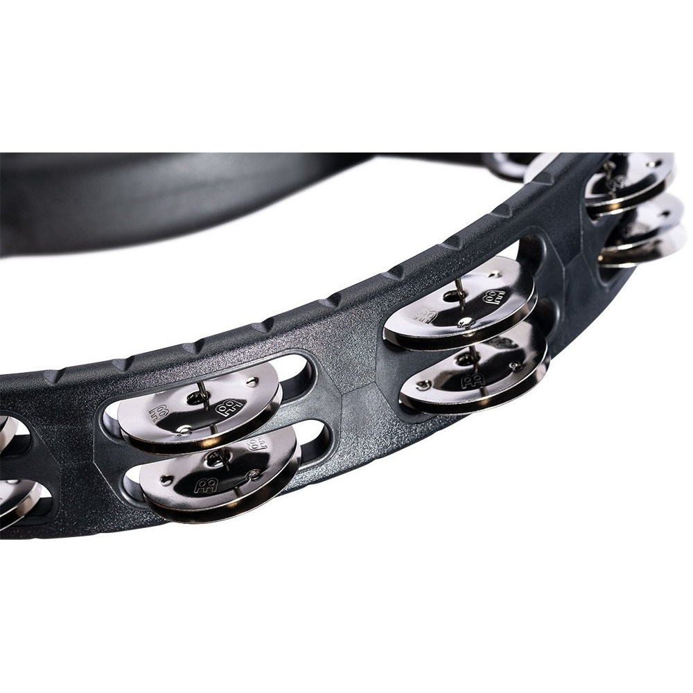 Meinl Percussion HTMT1BK Headliner® Series Molded ABS Dual-Row Tambourine - Black
