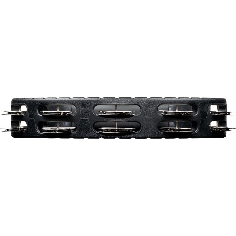 Meinl Percussion HTMT1BK Headliner® Series Molded ABS Dual-Row Tambourine - Black