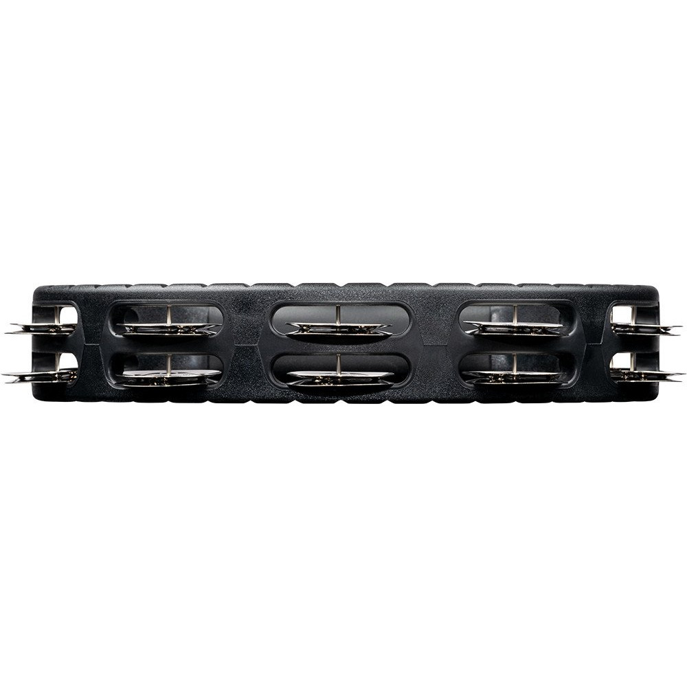 Meinl Percussion HTMT1BK Headliner® Series Molded ABS Dual-Row Tambourine - Black