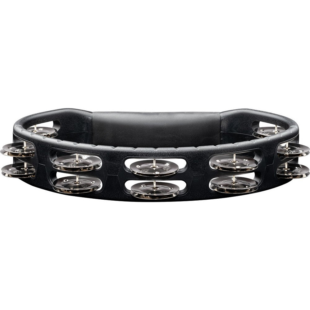Meinl Percussion HTMT1BK Headliner® Series Molded ABS Dual-Row Tambourine - Black
