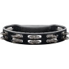 Meinl Percussion HTMT1BK Headliner® Series Molded ABS Dual-Row Tambourine - Black