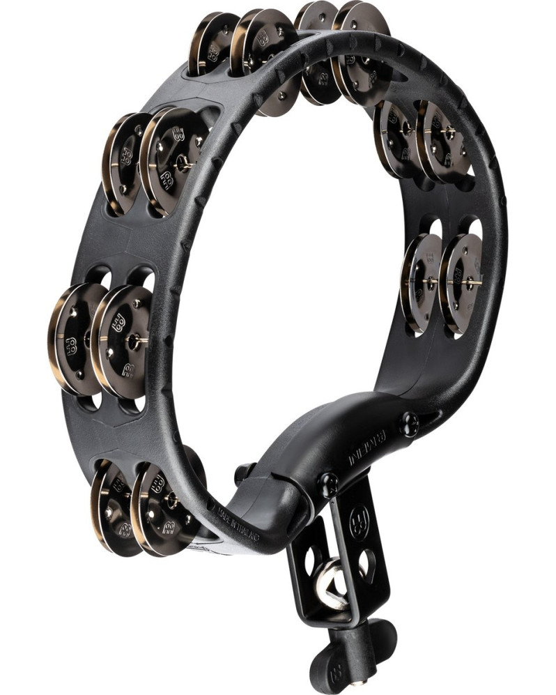 Meinl Percussion HTMT2BK Headliner® Series Mountable Molded ABS Tambourine - Black