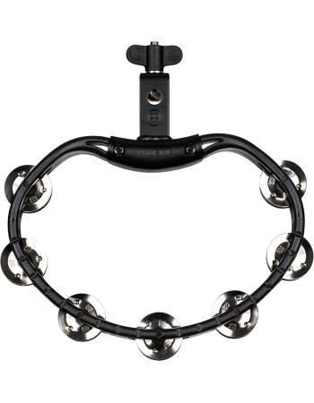Meinl Percussion HTMT2BK Headliner® Series Mountable Molded ABS Tambourine - Black