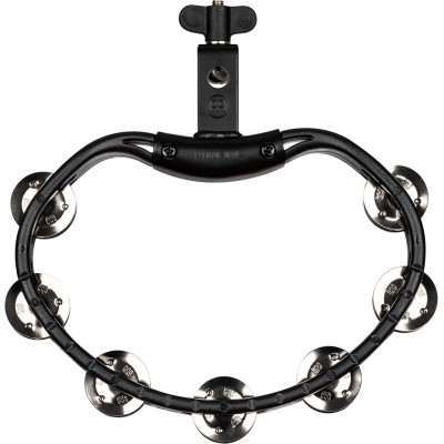 Meinl Percussion HTMT2BK Headliner® Series Mountable Molded ABS Tambourine - Black