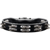 Meinl Percussion HTMT2BK Headliner® Series Mountable Molded ABS Tambourine - Black