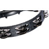 Meinl Percussion HTMT2BK Headliner® Series Mountable Molded ABS Tambourine - Black