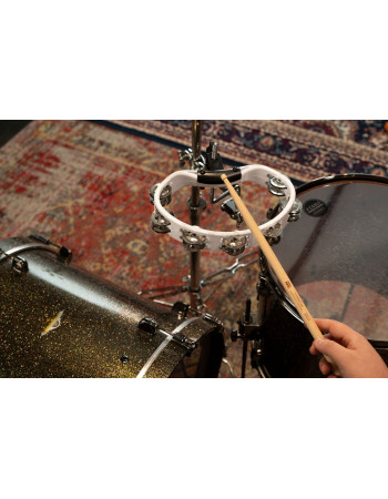 Meinl Percussion HTMT2WH Headliner® Mountable ABS Tambourine
