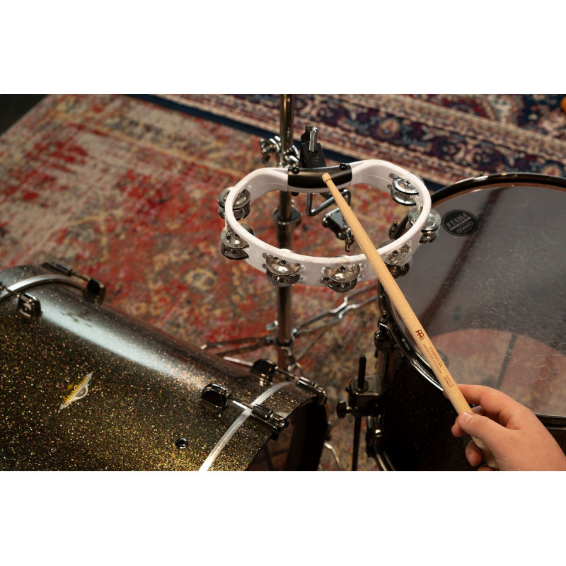 Meinl Percussion HTMT2WH Headliner® Mountable ABS Tambourine