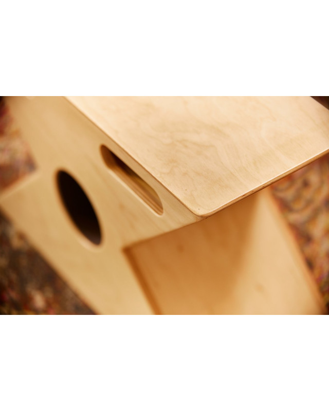 Meinl Percussion HTOPCAJ3NT Hybrid Slaptop Cajon - Baltic Birch