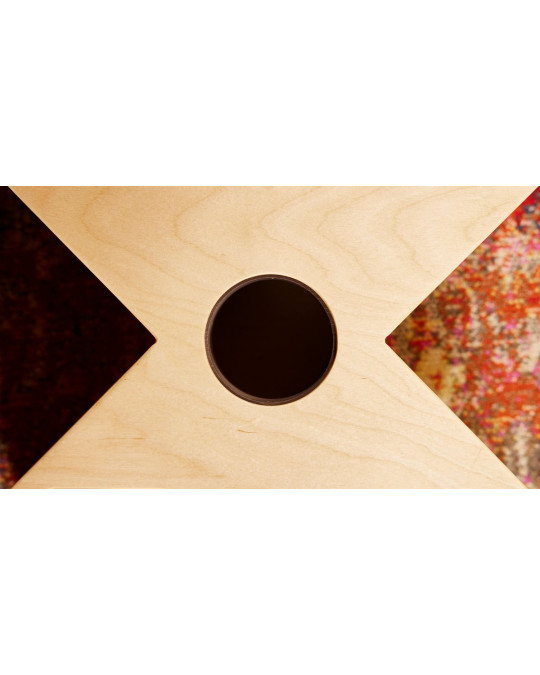 Meinl Percussion HTOPCAJ3NT Hybrid Slaptop Cajon - Baltic Birch