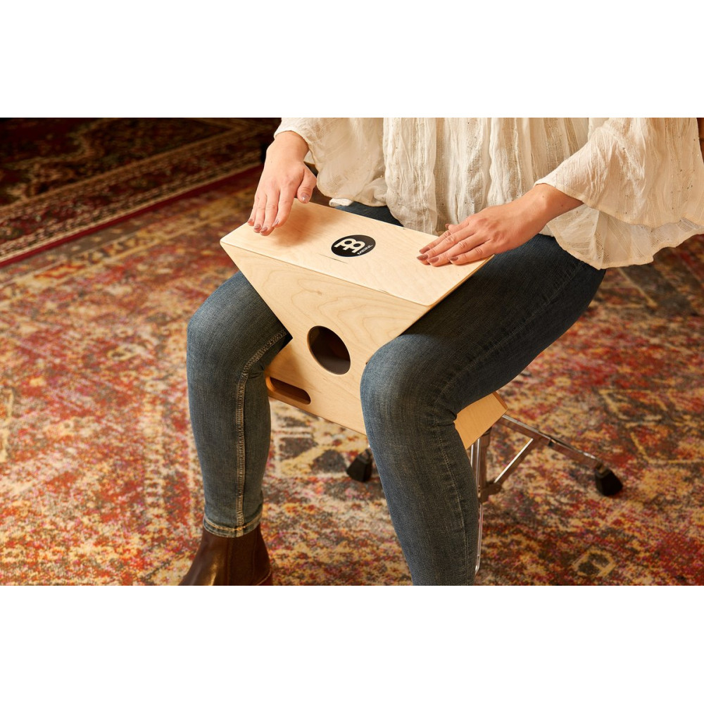Meinl Percussion HTOPCAJ3NT Hybrid Slaptop Cajon - Baltic Birch