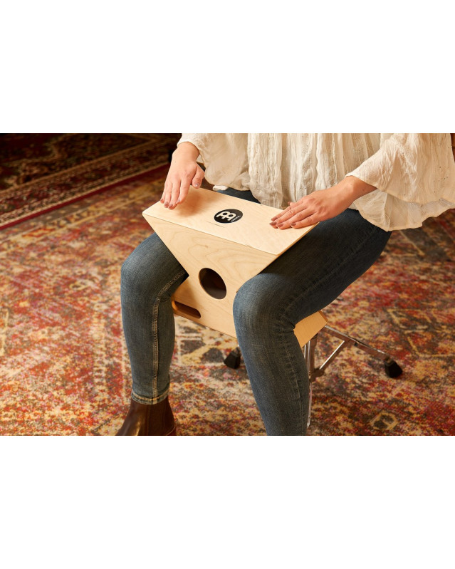 Meinl Percussion HTOPCAJ3NT Hybrid Slaptop Cajon - Baltic Birch