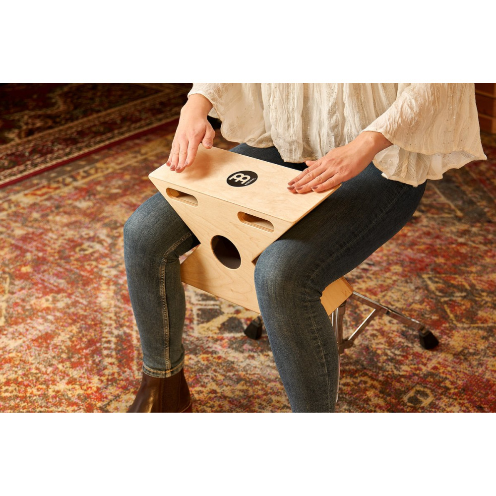 Meinl Percussion HTOPCAJ3NT Hybrid Slaptop Cajon - Baltic Birch