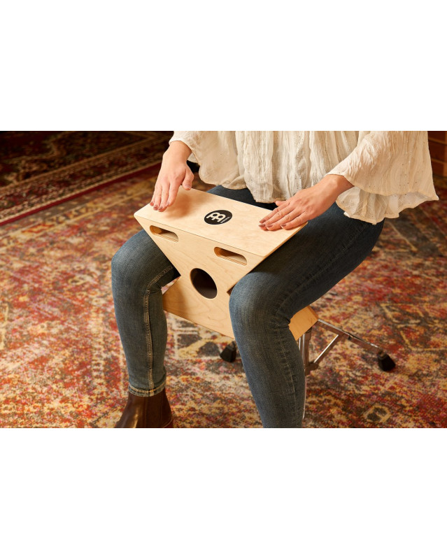 Meinl Percussion HTOPCAJ3NT Hybrid Slaptop Cajon - Baltic Birch