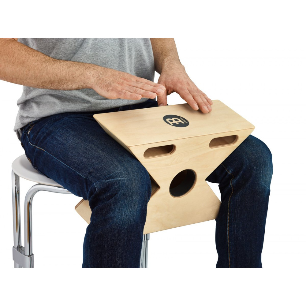 Meinl Percussion HTOPCAJ3NT Hybrid Slaptop Cajon - Baltic Birch