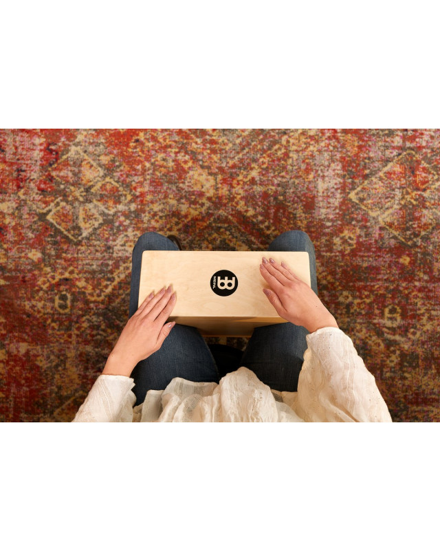 Meinl Percussion HTOPCAJ3NT Hybrid Slaptop Cajon - Baltic Birch