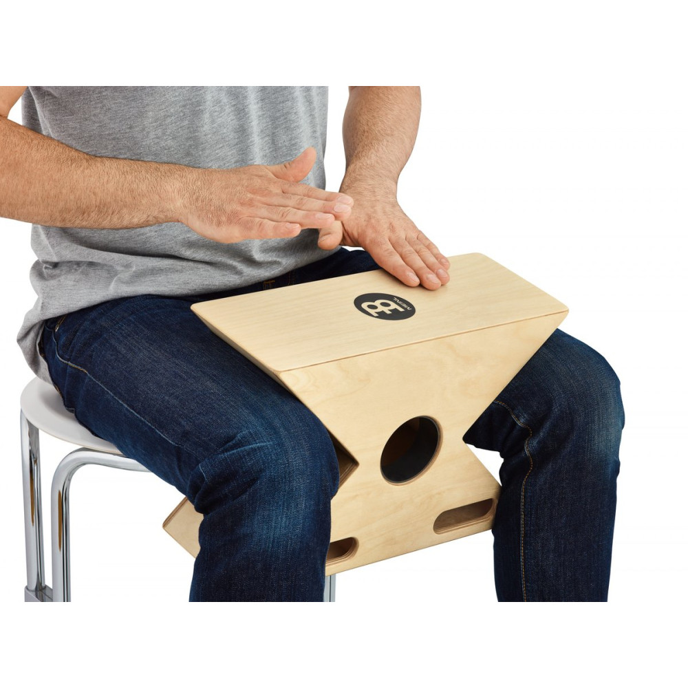 Meinl Percussion HTOPCAJ3NT Hybrid Slaptop Cajon - Baltic Birch