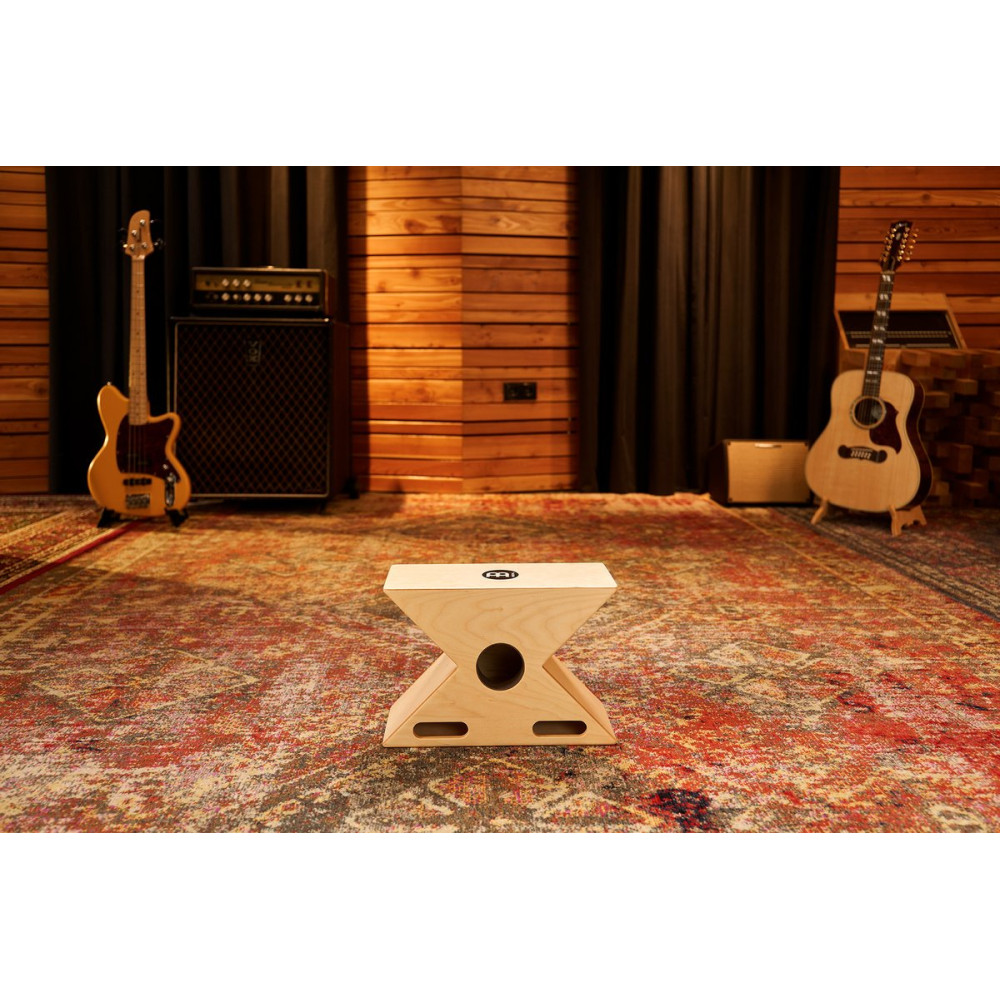 Meinl Percussion HTOPCAJ3NT Hybrid Slaptop Cajon - Baltic Birch