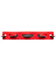 Meinl Percussion HTR Headliner® Series Molded ABS Tambourine - Red