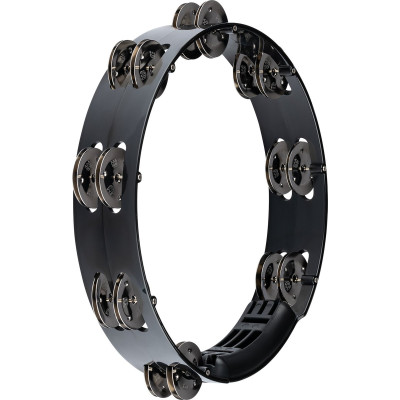 Meinl Percussion HTT10BK Headliner® Series Molded ABS Tambourine - 10