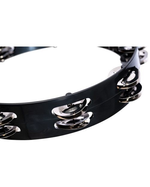 Meinl Percussion HTT10BK Headliner® Series Molded ABS Tambourine - 10