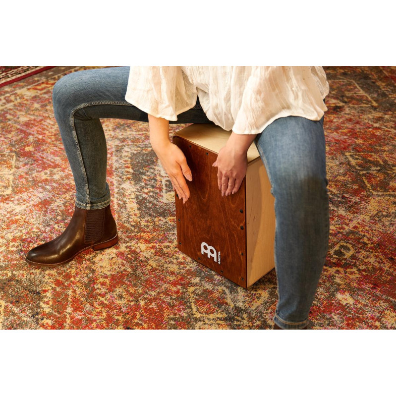 Meinl Percussion JC50AB Jam Series Snare Cajon  50 - Almond/Birch