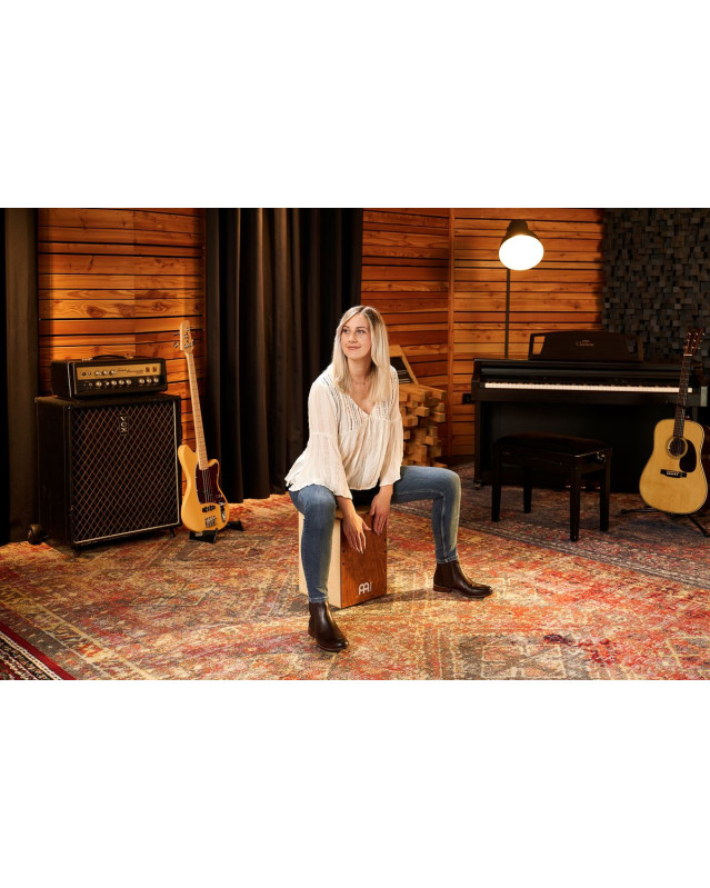 Meinl Percussion JC50AB Jam Series Snare Cajon  50 - Almond/Birch