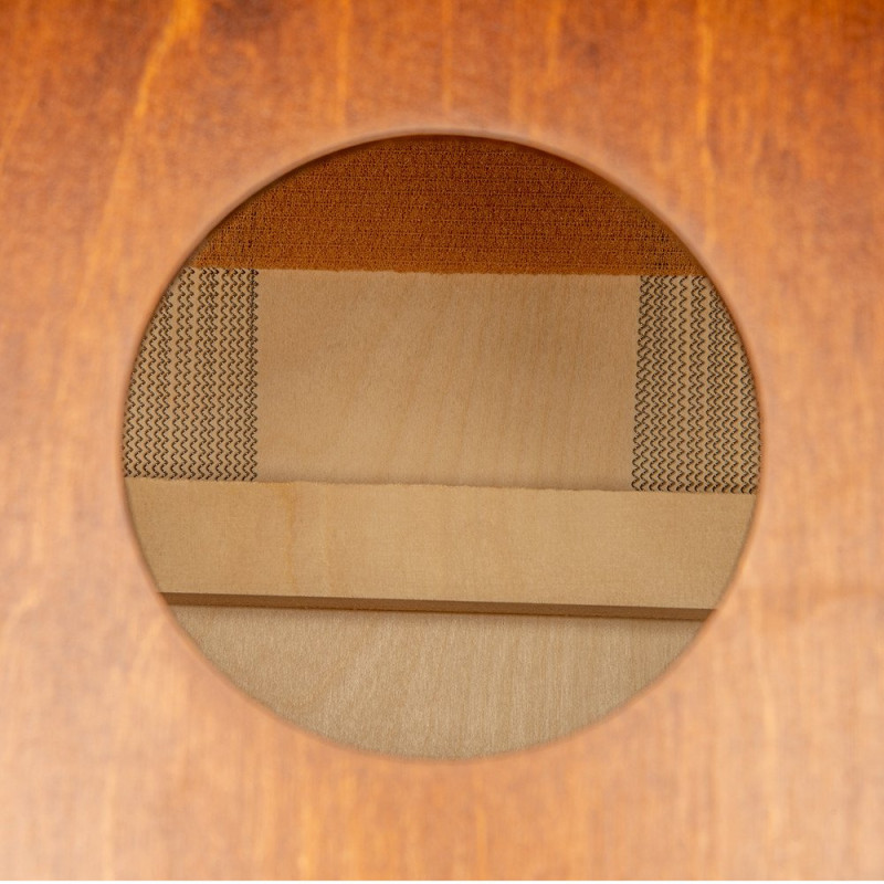 Meinl Percussion JC50AB-B Jam Series Snare Cajon 50 - Baltic Birch/Almond Birch