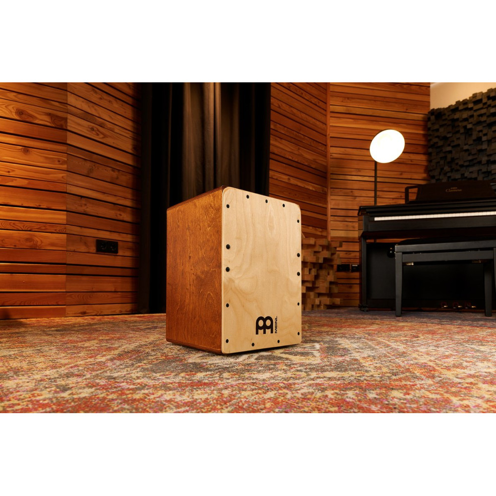 Meinl Percussion JC50AB-B Jam Series Snare Cajon 50 - Baltic Birch/Almond Birch