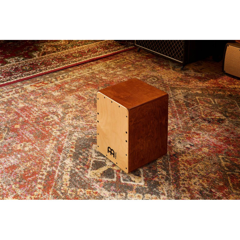 Meinl Percussion JC50AB-B Jam Series Snare Cajon 50 - Baltic Birch/Almond Birch