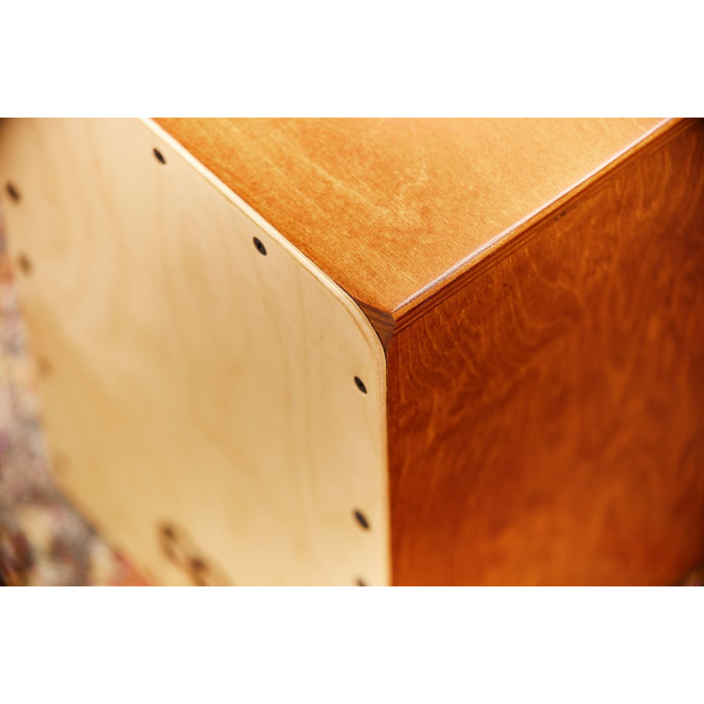Meinl Percussion JC50AB-B Jam Series Snare Cajon 50 - Baltic Birch/Almond Birch