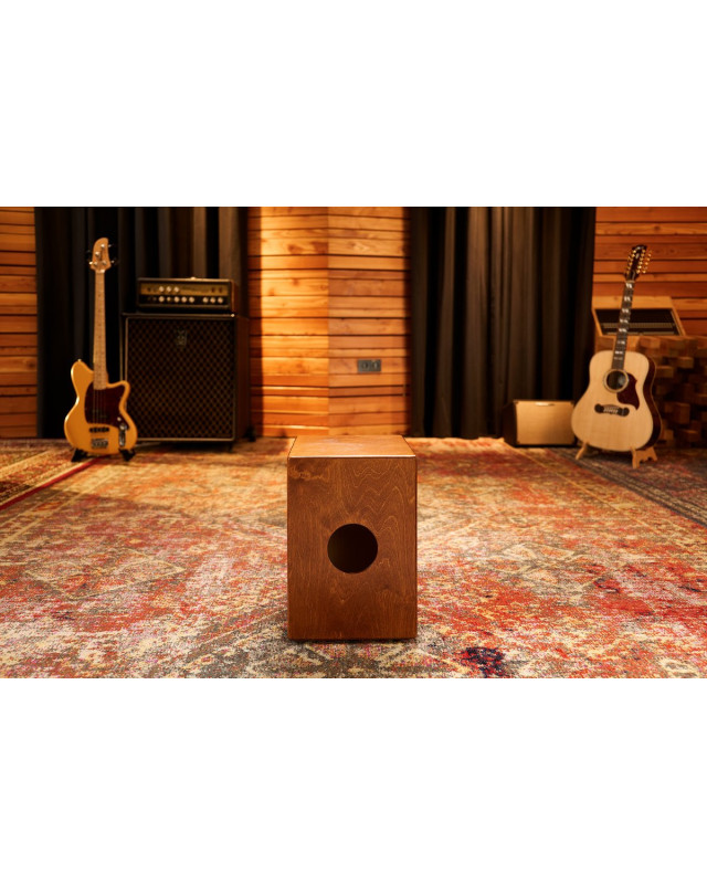 Meinl Percussion JC50AB-B Jam Series Snare Cajon 50 - Baltic Birch/Almond Birch