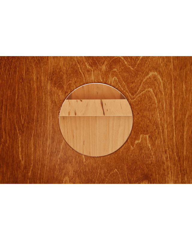 Meinl Percussion JC50AB-B Jam Series Snare Cajon 50 - Baltic Birch/Almond Birch