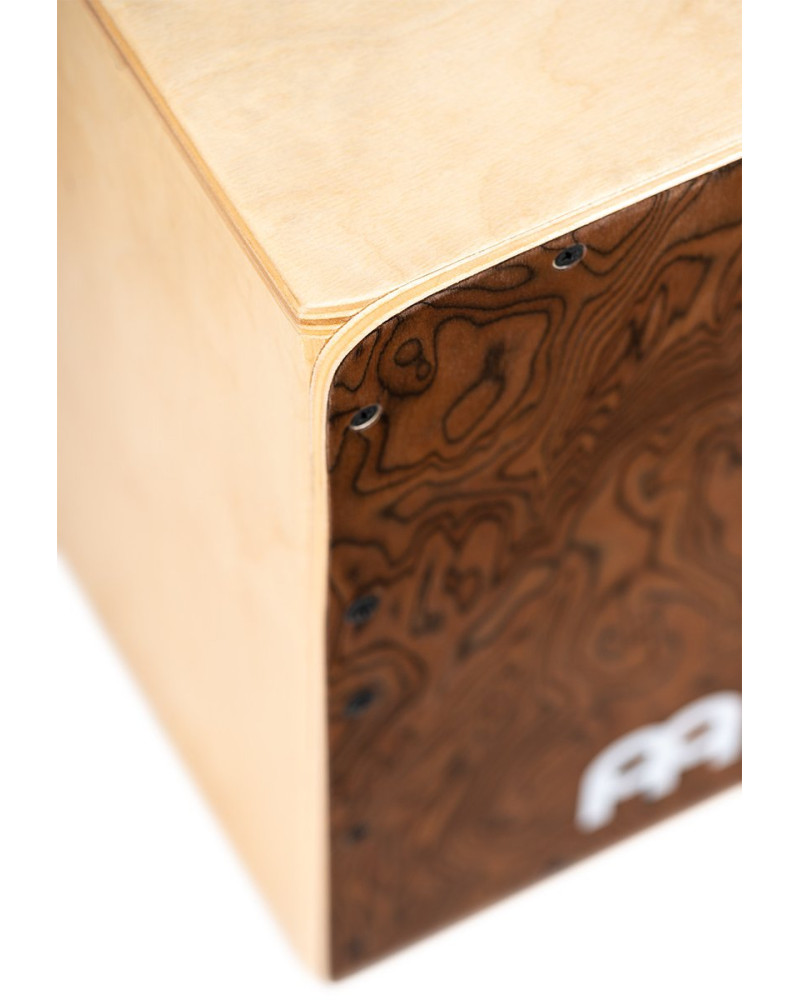 Meinl Percussion JC50BW Jam Series Snare Cajon 50 - Burl Wood
