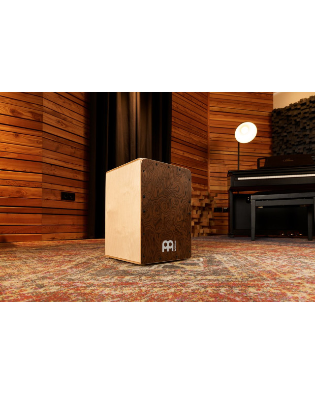 Meinl Percussion JC50BW Jam Series Snare Cajon 50 - Burl Wood