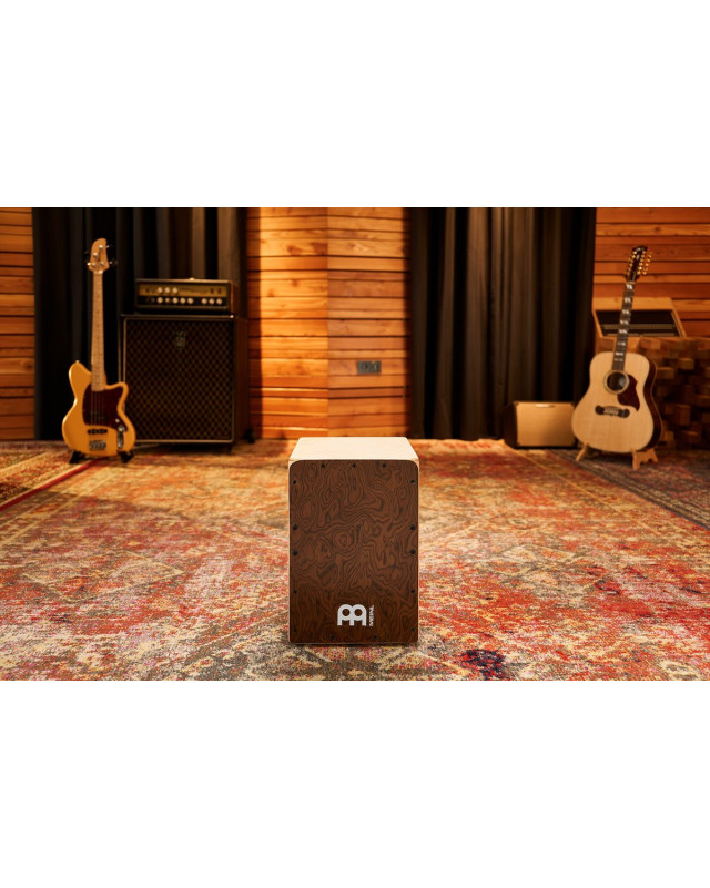 Meinl Percussion JC50BW Jam Series Snare Cajon 50 - Burl Wood