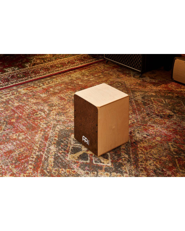Meinl Percussion JC50BW Jam Series Snare Cajon 50 - Burl Wood