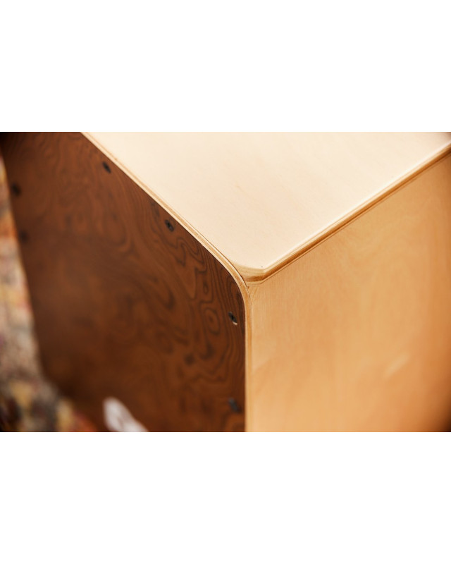 Meinl Percussion JC50BW Jam Series Snare Cajon 50 - Burl Wood
