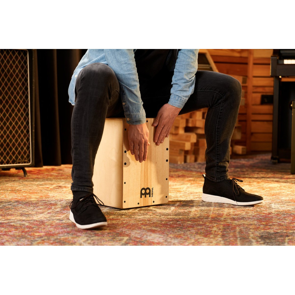 Meinl Percussion JC50HA Jam Series Snare Cajon 50 - Heart Ash