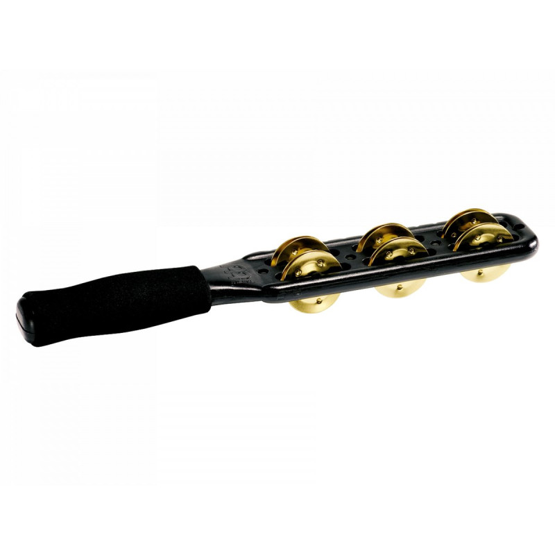Meinl Percussion JG1B-BK Professional Series Jingle Stick - Black/Brass Jingles