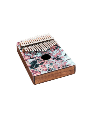 Meinl Percussion KA17CR Sound Hole Designer Kalimba - Coral Reef