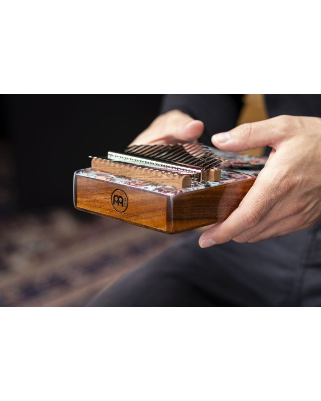 Meinl Percussion KA17CR Sound Hole Designer Kalimba - Coral Reef