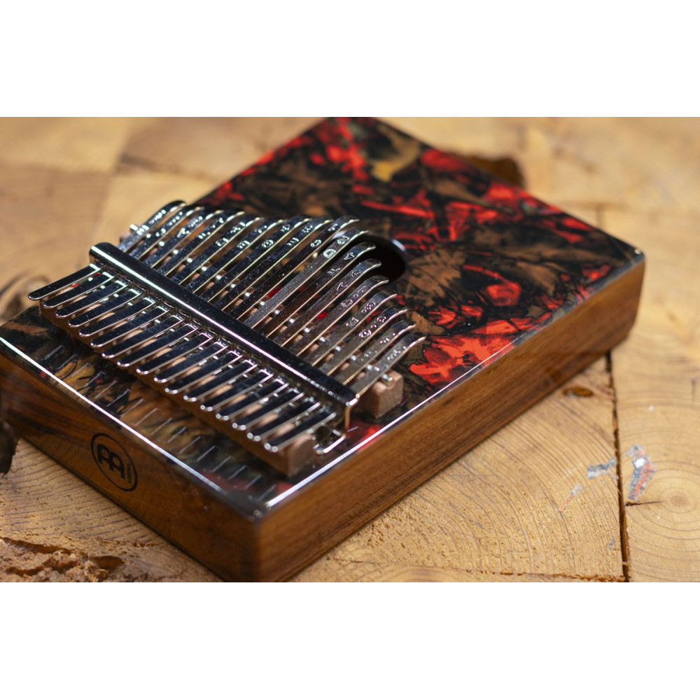 Meinl Percussion KA17LV Sound Hole Designer Kalimba - Lava