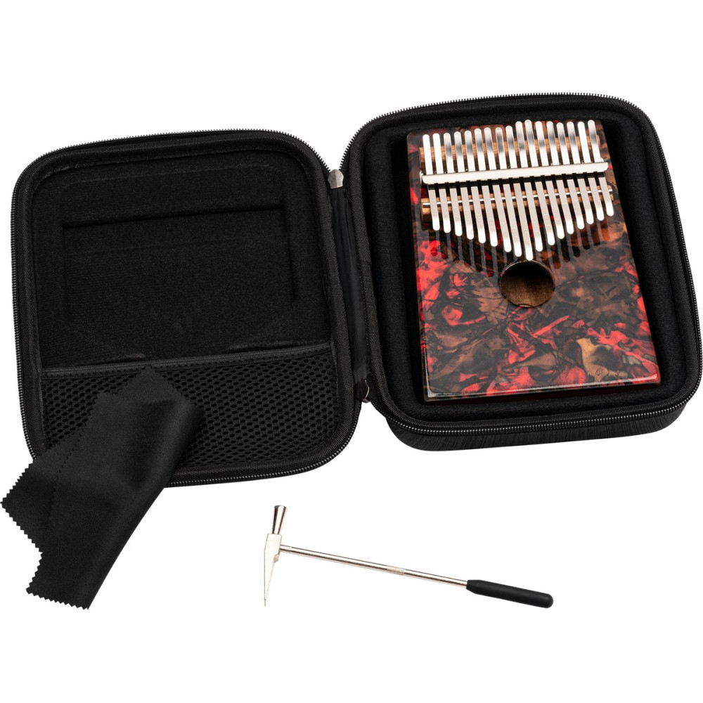 Meinl Percussion KA17LV Sound Hole Designer Kalimba - Lava